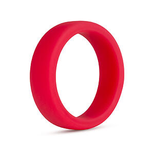 Silikonový erekční kroužek Blush Performance Go Pro červený