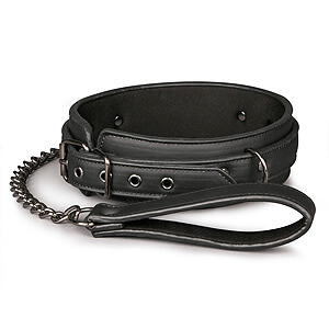 Easytoys Fetish Collection Leather Collar kožený obojek s vodítkem