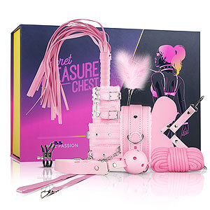 Secret Pleasure Chest Pink - růžová erotická sada