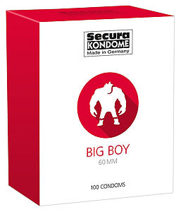 Kondomy XXL 100 kusů Secura Big Boy 60 mm