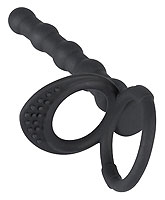 Anální kolík Black Velvets Cock & Ball Ring