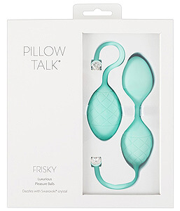 Pillow Talk Frisky Turquoise, sada venušiny kuličky tyrkysová