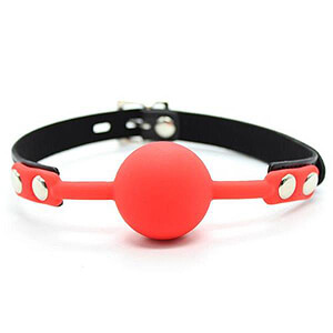 Fetish Dreams Silicone Ball Gag Red