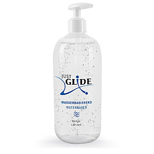 Just Glide Waterbased 500ml, vodní lubrikační gel s pumpičkou