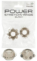 Power Stretchy Rings black