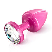 Diogol Anni Butt Plug Round Pink 25mm